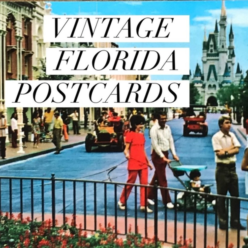 Vintage Florida USA Souvenir Postcards